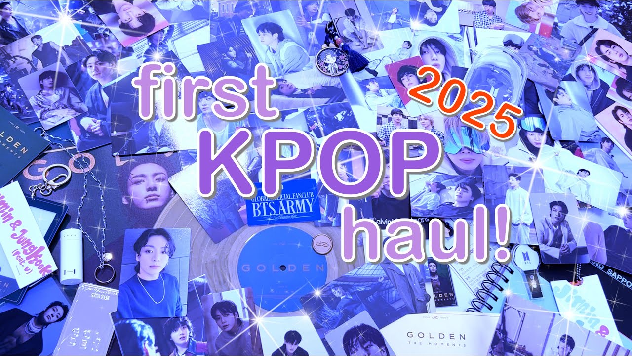 first kpop haul 2025! ~ bts bts bts!