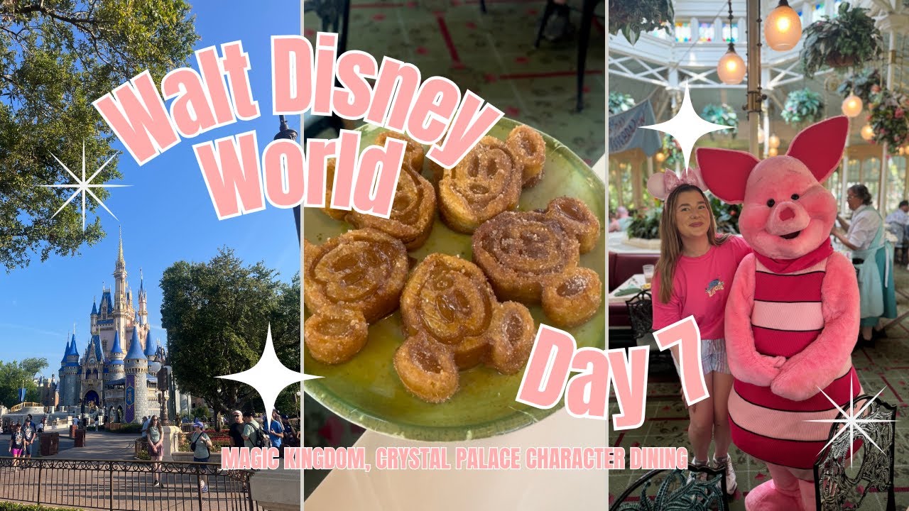Walt Disney World 2025 Vlog | CRYSTAL PALACE CHARACTER DINING | MAGIC KINGDOM!  🏰