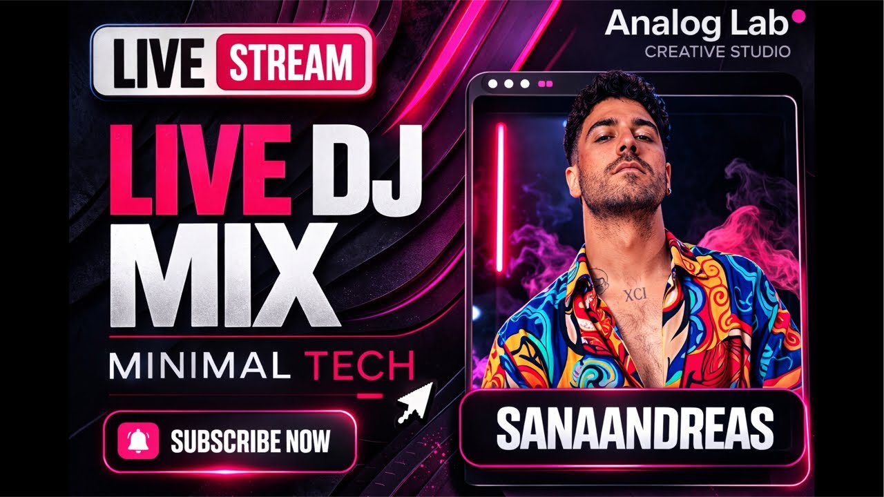 SANANDREAS – Minimal Tech Live DJ Mix 🔥 Analog Lab Livestream