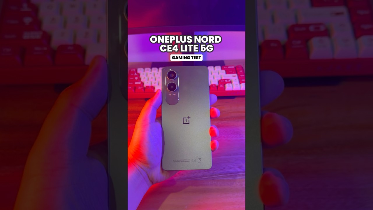 OnePlus Nord CE4 Lite 5G Gaming Test Part 1 #Gaming #oneplusnordce4