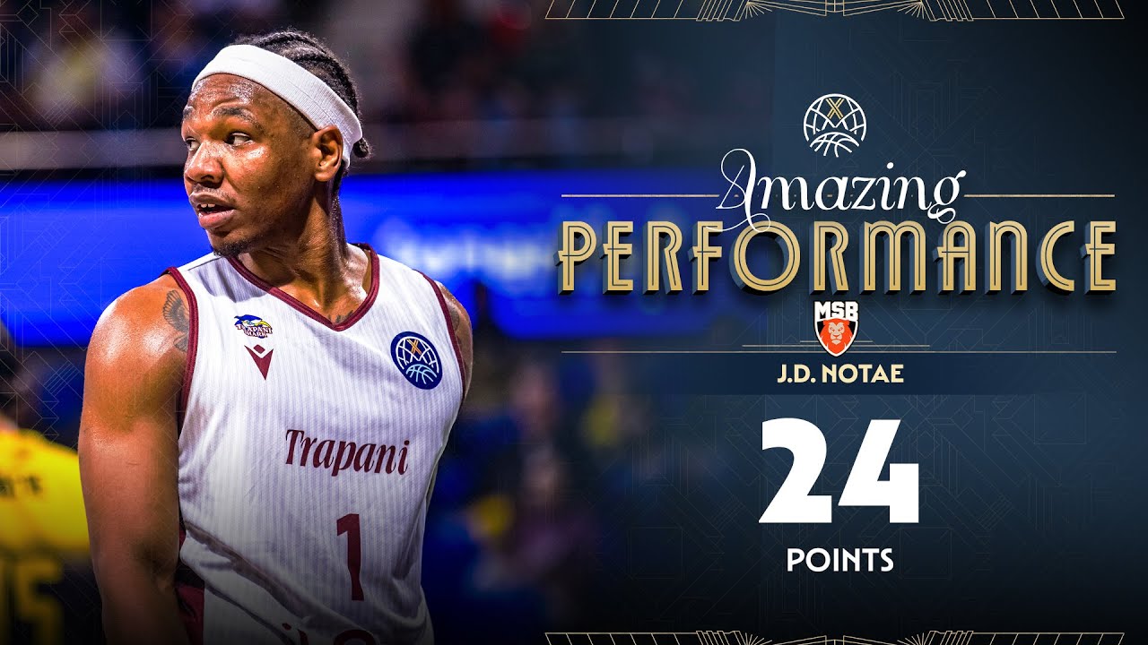 J.D. Notae Heroics! Trapani Shark end Tenerife's Impressive&nbsp;streak! | #BasketballCL 2025-26