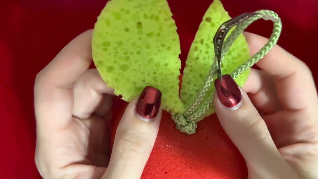 ASMR Food & Fun Shaped Sponges - dry play - no talking