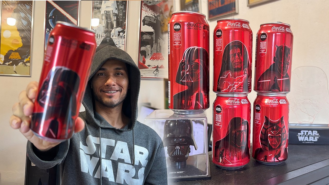 Comprei Todas as Latas Coca Cola Star Wars