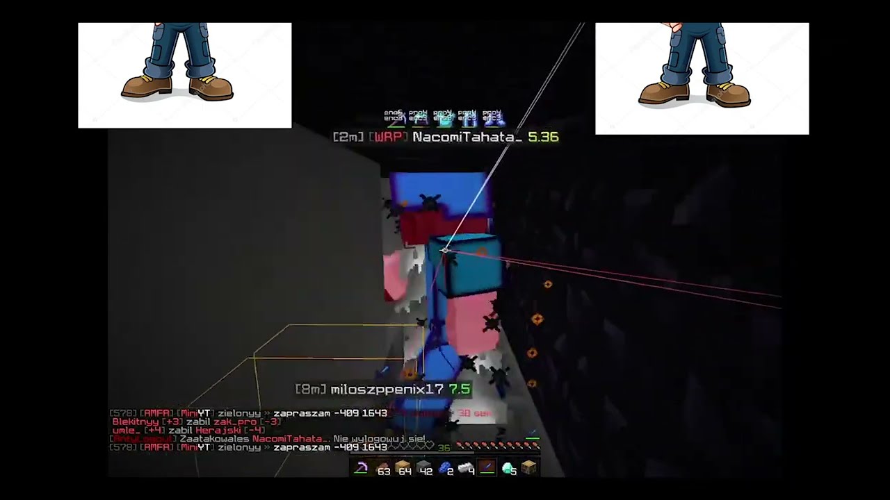 PRZECHODZENIE PRZEZ SCIANY CRAFTPLAY.PL GILDIA SQ, WRP NIE WYRABIAJĄ