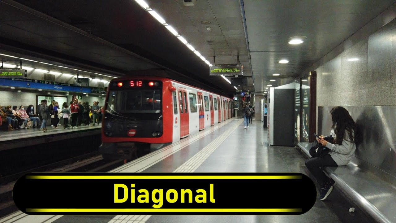Metro Station Diagonal - Barcelona 🇪🇸 - Walkthrough 🚶