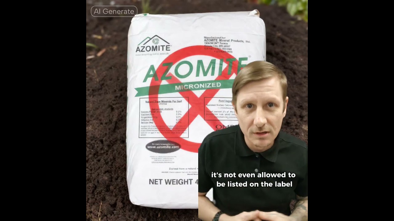 This is full of aluminum and heavy metals! (azomite) what you should know.