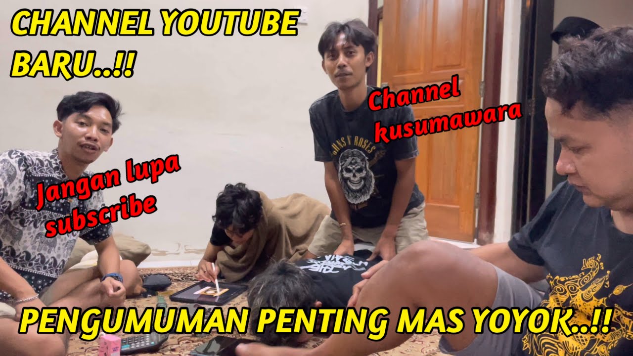 KUSUMAWARA CHANNEL YOUTUBE BARU GWSM..!! SIAPA AJA PEMAINNYA..?!