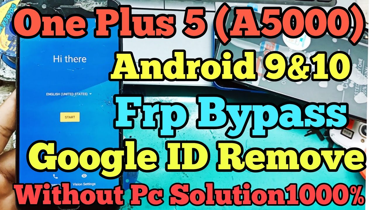 One plus 5 Frp Bypass Without pc || One plus A5000 Frp Remove || One plus 5 google Account Bypass ✅️