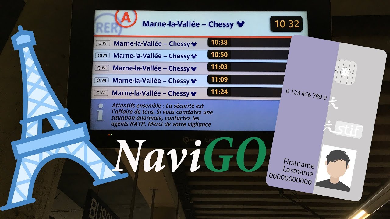 Проездной NaviGo, экономим в Париже