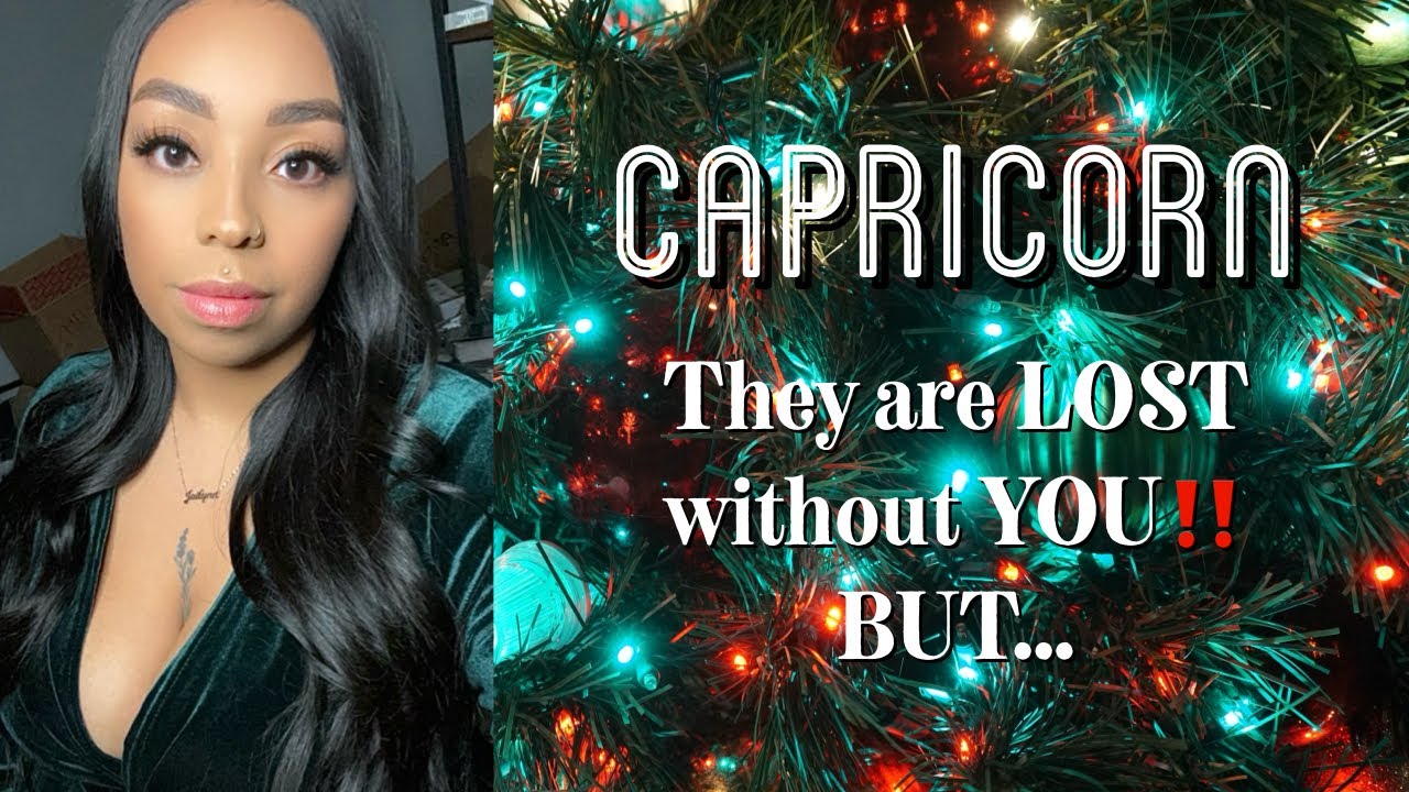 CAPRICORN ♑️ They are LOST without YOU 😵‍💫🗺️ BUT IT IS NOT your job to SAVE THEM‼️