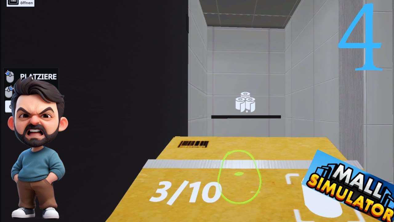 „Große Mall 🛍️ – leere Toiletten 🧻😂“ Mall Simulator - Folge 4