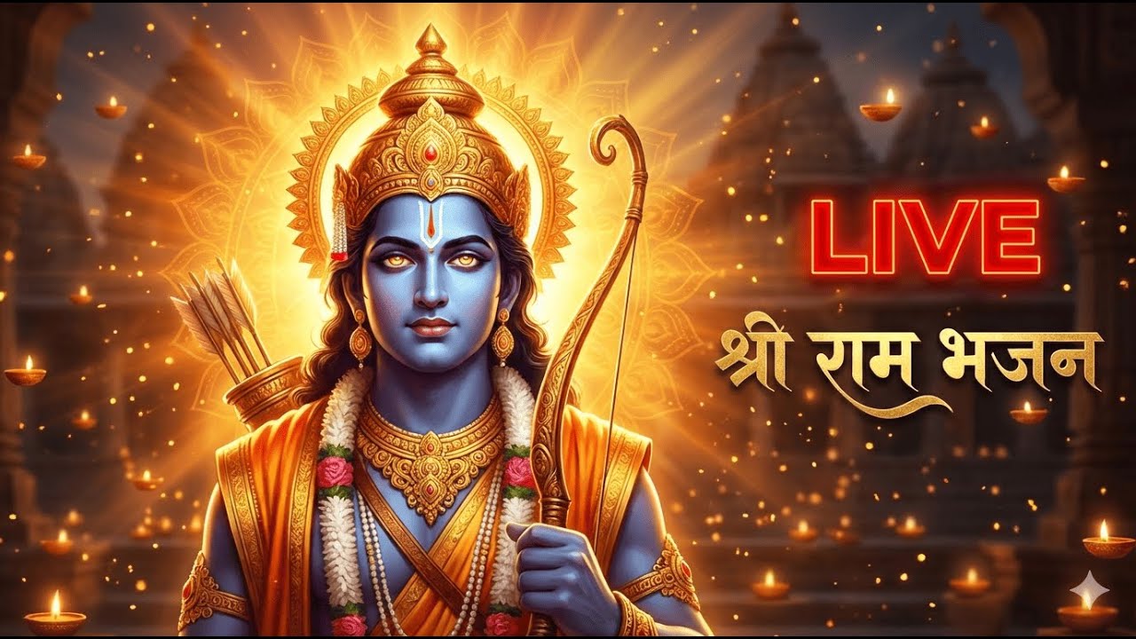 🔴 LIVE: रामचन्द्र कृपालु भजुमन | तुलसीदास जी का दिव्य भजन | Ram Bhajan Live | Sunday Special