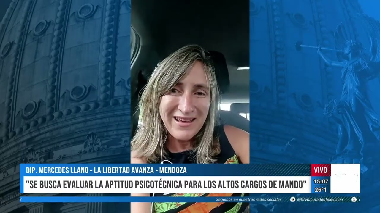 “Se busca evaluar los rasgos de personalidad para altos mandos”, Mercedes Llano en DTV