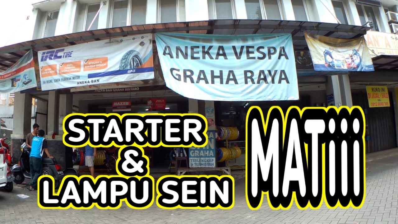 Memperbaiki Starter dan Lampu Sein Vespa Excel | MOTOVLOG | VESPA INDONESIA