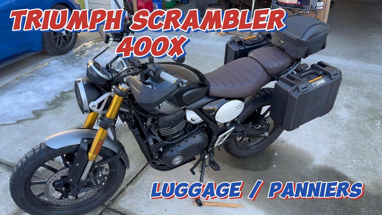 Triumph Speed 400 and Scrambler 400X Luggage Solutions