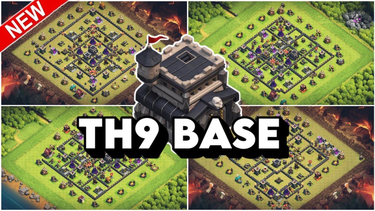 TOP-15 BEST TH9 TROPHY/ FARM/ WAR/ HYBRID BASE || TH9 BASE 2025 || TH9 AFTER UPDATE