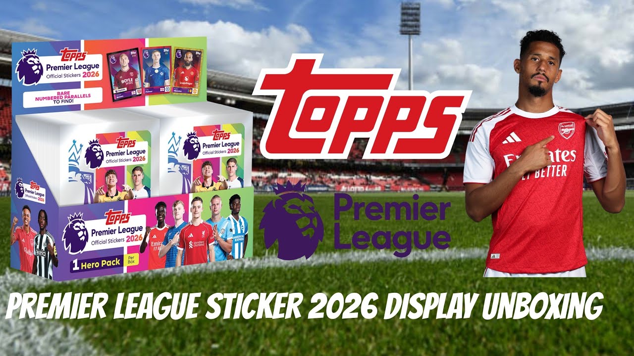 Komplette Box🔥|Topps Premier League Sticker 2026 Display (100 Tüten = 600 Sticker) Unboxing!🥰