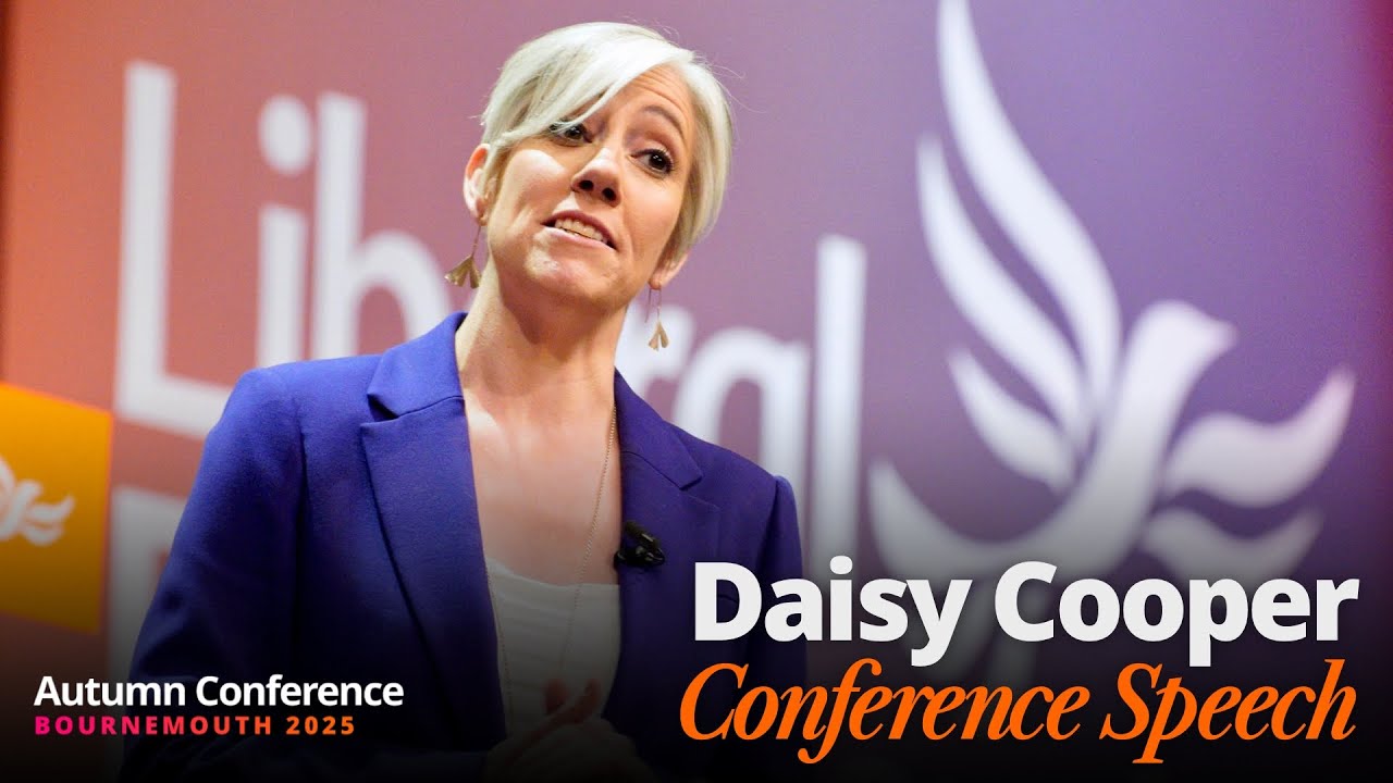 Daisy Cooper Keynote Speech | Autumn Conference 2025