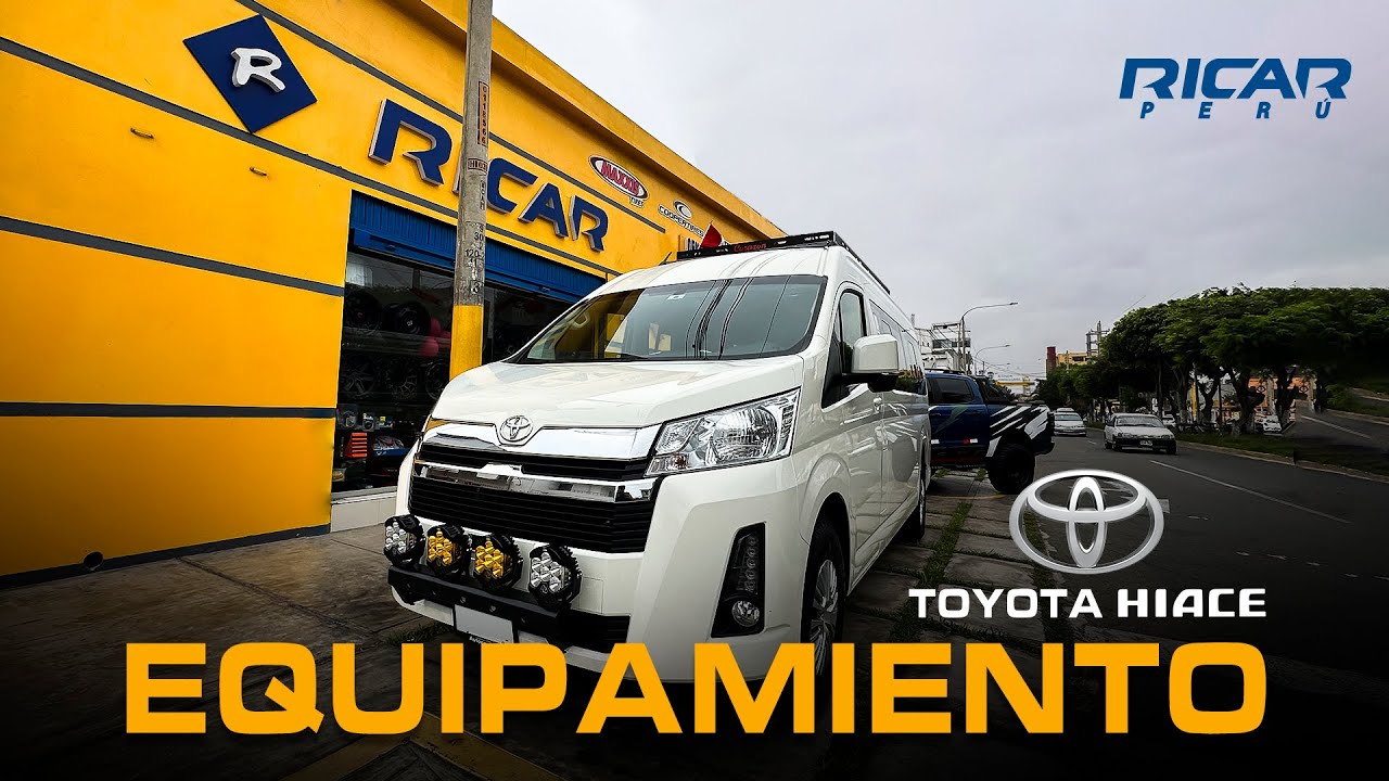 🔥EQUIPAMIENTO DE ACCESORIOS TOYOTA HIACE 2023 OFF ROAD🔥