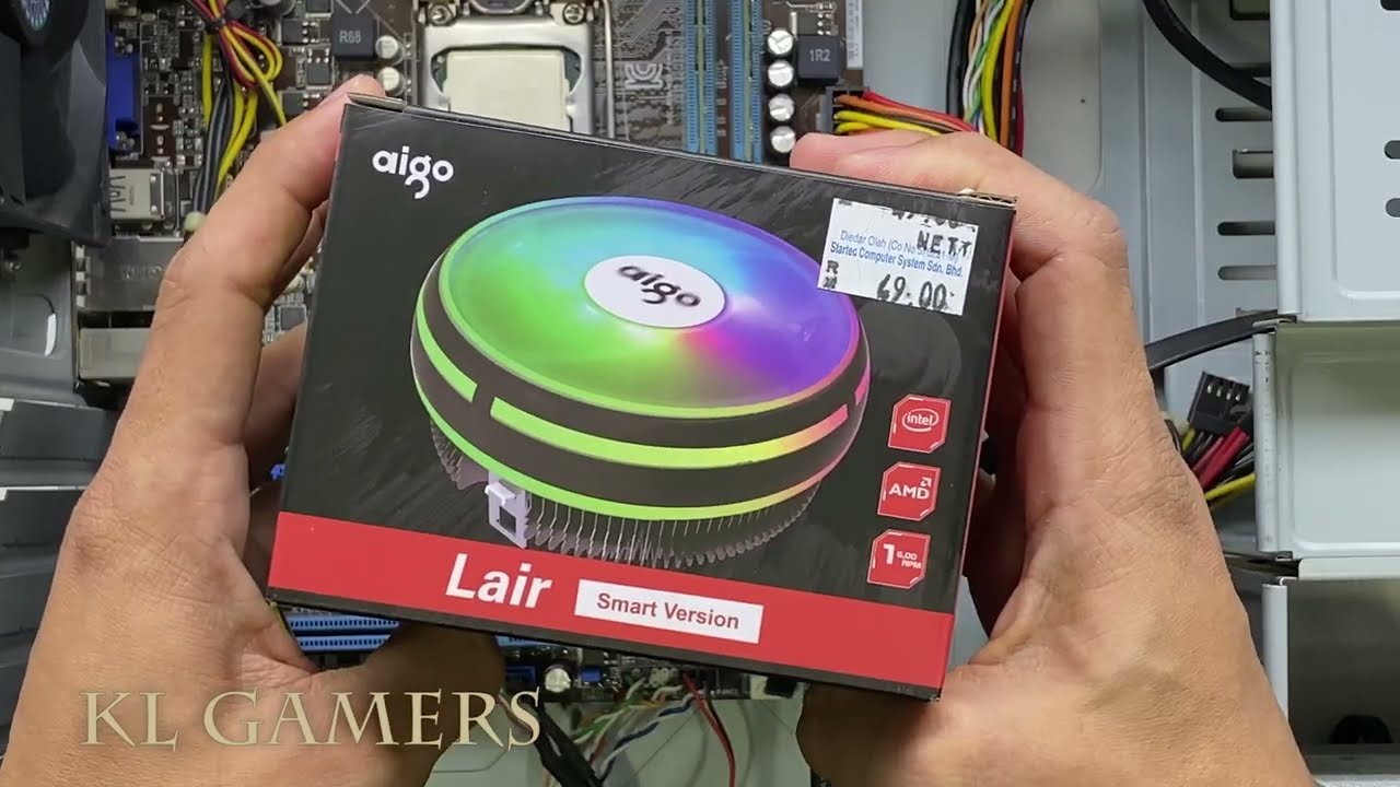 intel Core i5 2320 ASUS P8H61-M LE Upgrade DDR3 RAM SSD and RGB CPU Cooler