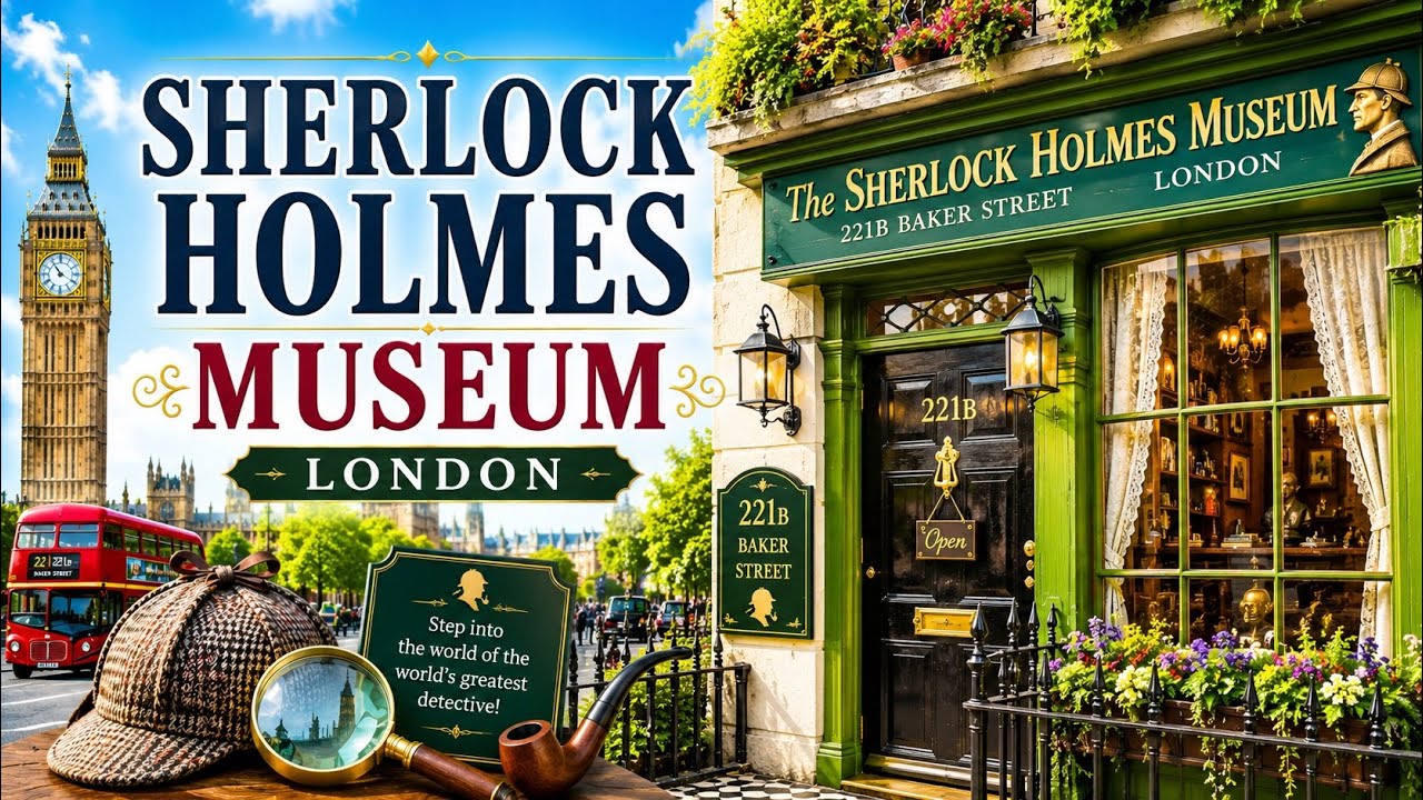 “Inside the Sherlock Holmes Museum 🕵️‍♂️ | 221B Baker Street London 