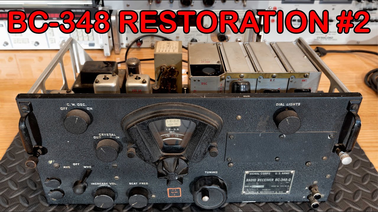 Разборка - авиационный радиоприемник времен Второй мировой войны BC-348 Restoration Series!
