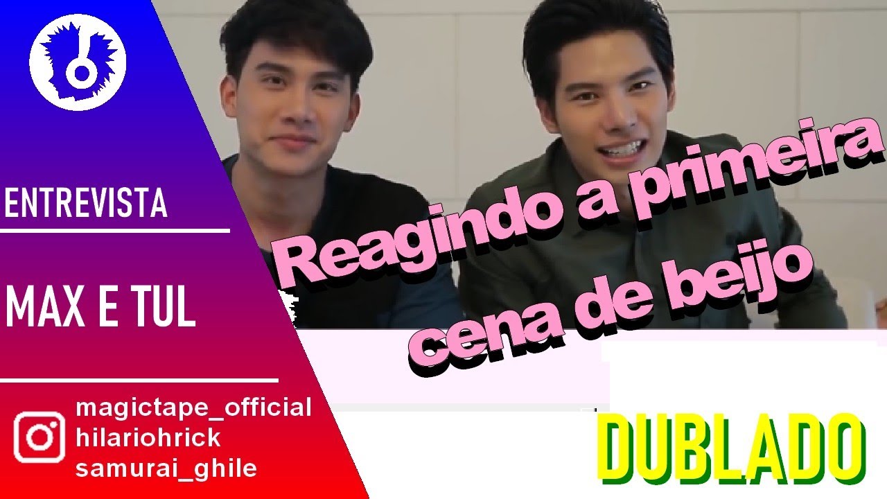 (MaxTul) Reagindo a primeira cena de beijo(DUBLADO)