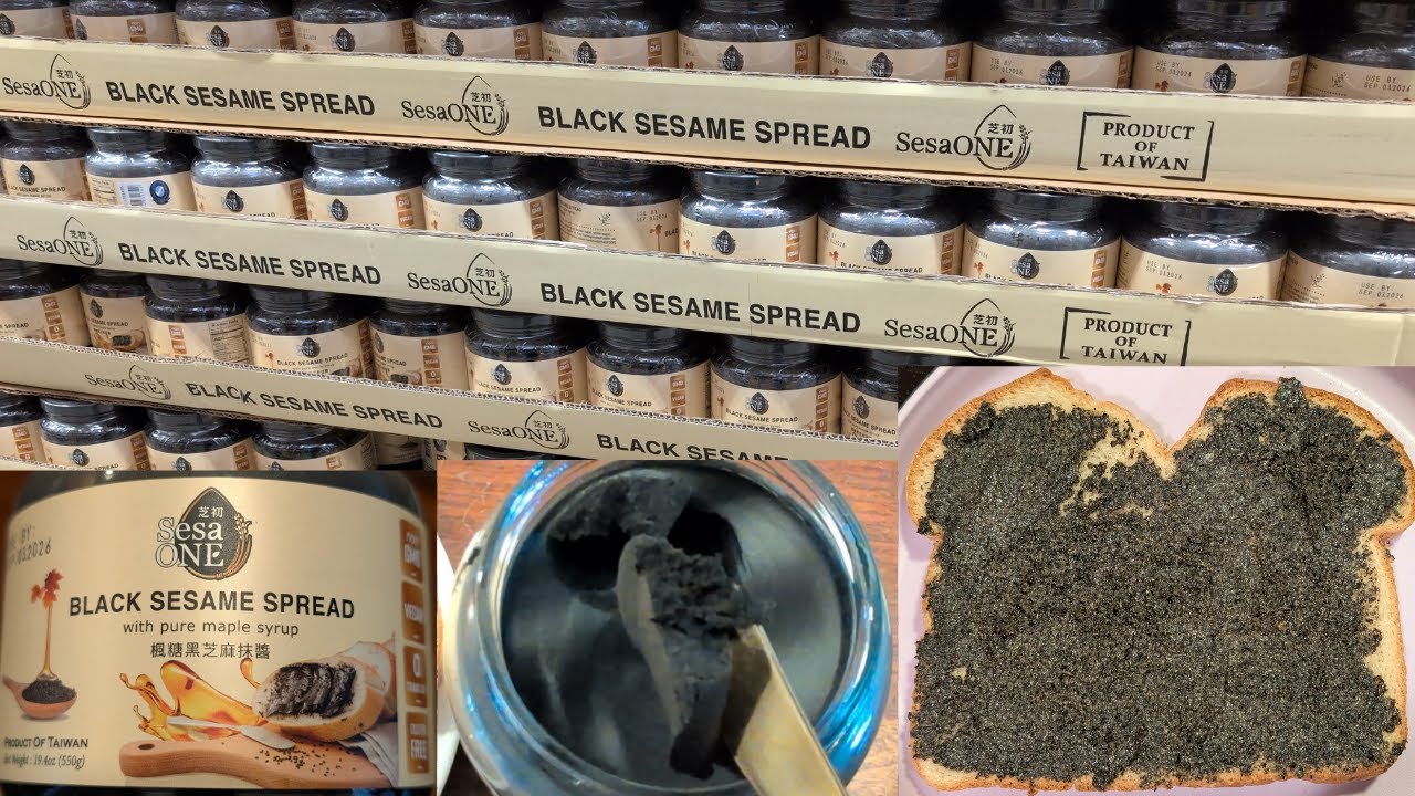 Sesa One Black Sesame Spread from Costco ($15.99) V.S. My Recipe