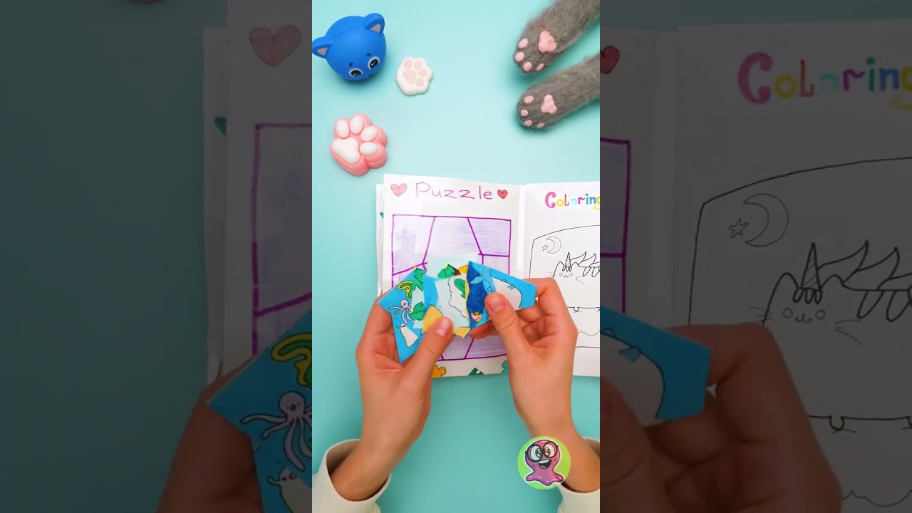 Livre silencieux parfait &agrave; faire soi-m&ecirc;me 🐱 #diy