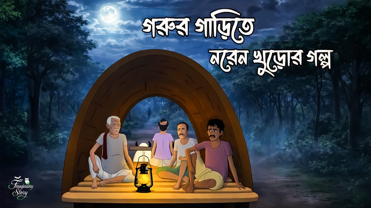 গরুর গাড়িতে নরেন খুড়োর গল্প - New Vuter Cartoon Bangla | Bhuter Kartun 2025 | Bengali Horror Story
