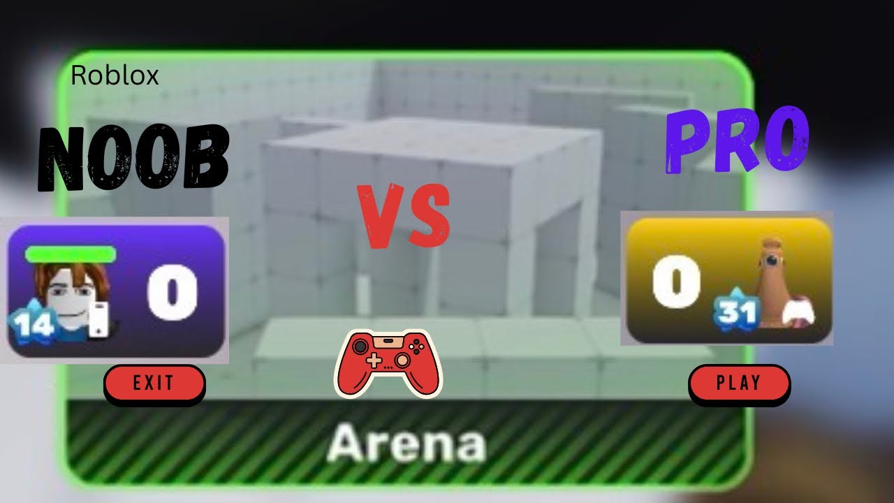 Noob player vs Pro player in Arena Rivals