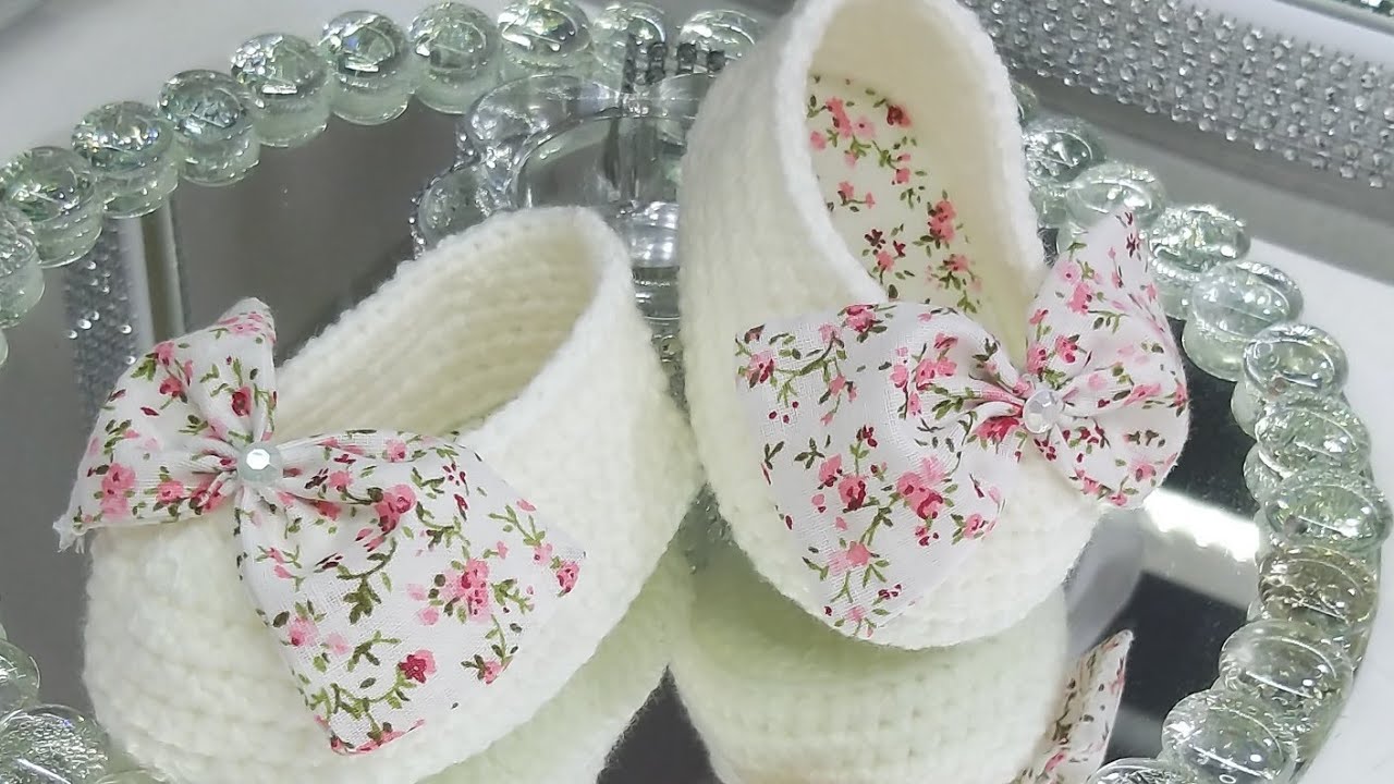 zapatitos Tejidos a crochet