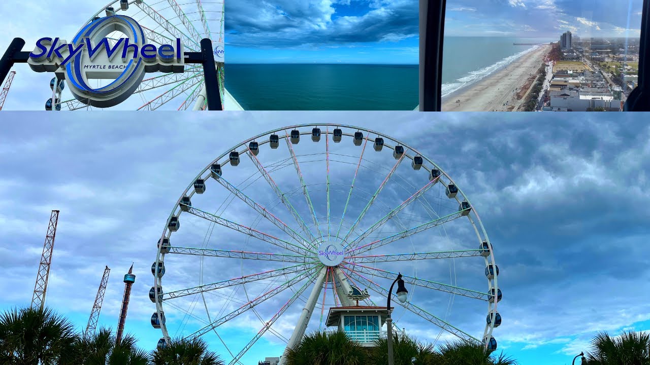 Riding the Myrtle beach SkyWheel (incredible view)