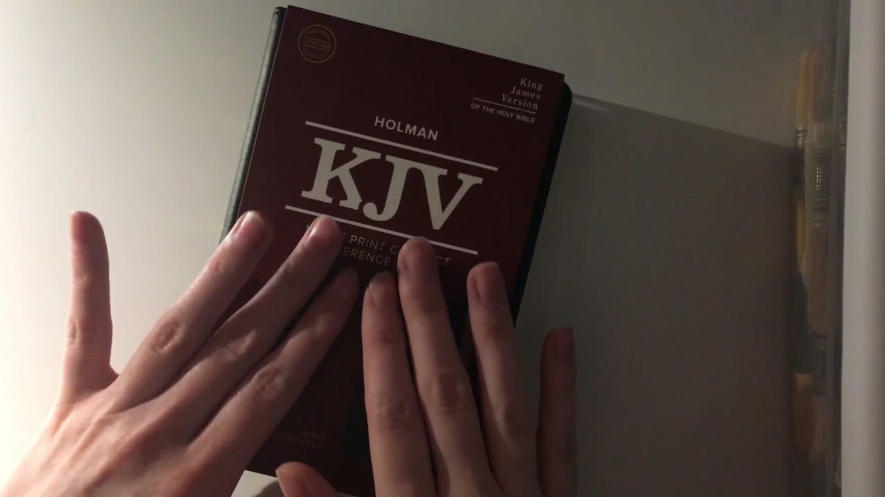 ASMR Bible Tapping, Rubbing, Scratching, Page Turning (No Talking)