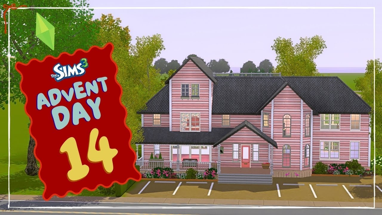 Рождественские постройки в Sims 3, день 14 – Гостиница типа «постель и завтрак»