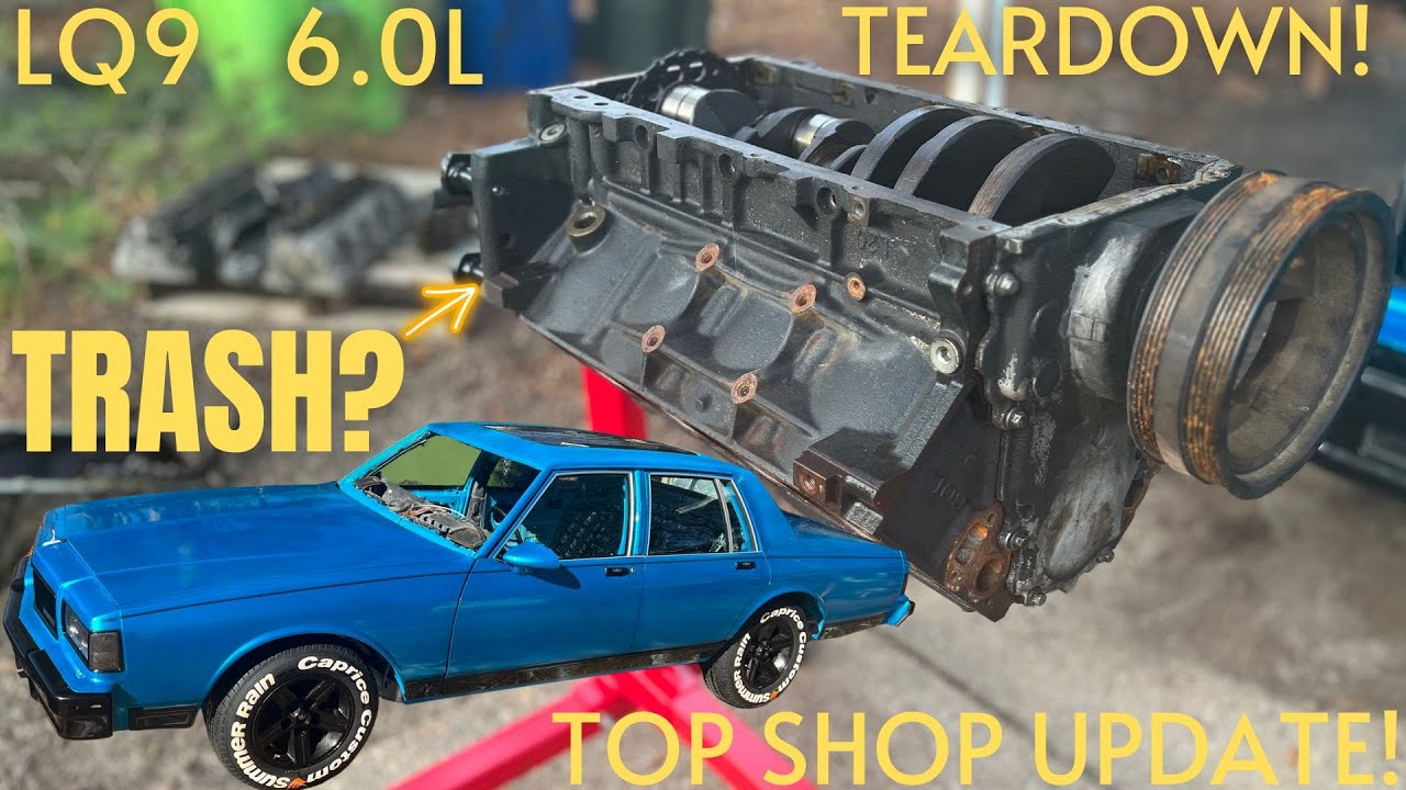 1989 Box Chevy Build Ep.22  6.0L LQ9 Engine Teardown - Top Shop Update!