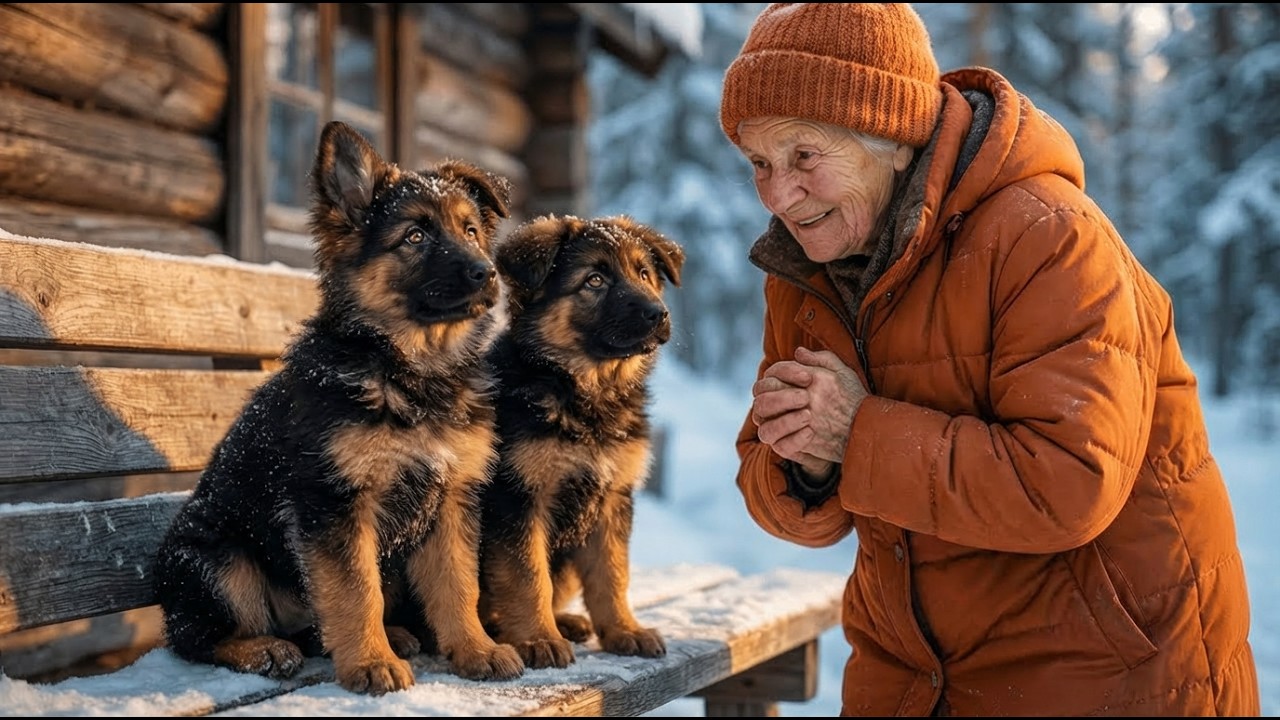 An Old Woman Took In Two Freezing Dogs — The Next Morning, Police Surrounded Her House!