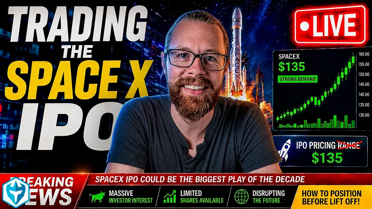 LIVE: SpaceX IPO | First Trade, Price Targets & Real-Time Analysis for $SPCX