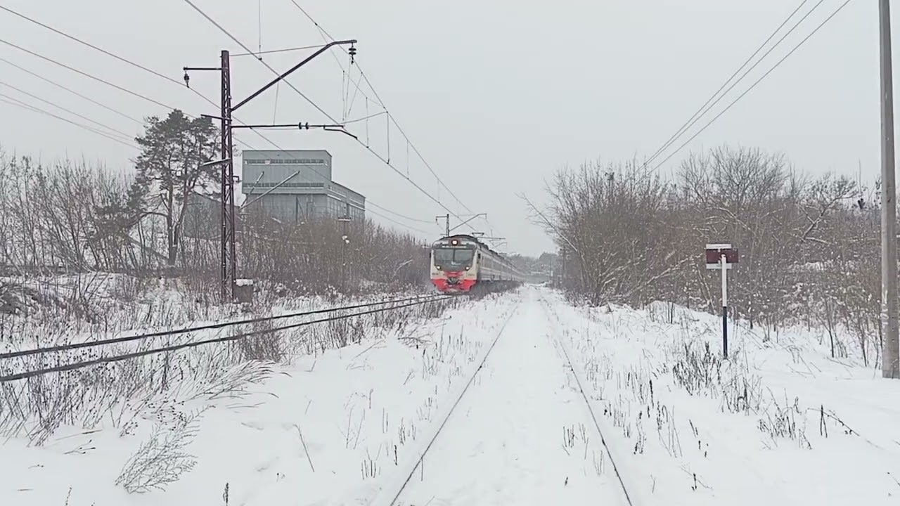 ЭД4М (0470) На перегоне Ногинск - Электросталь 