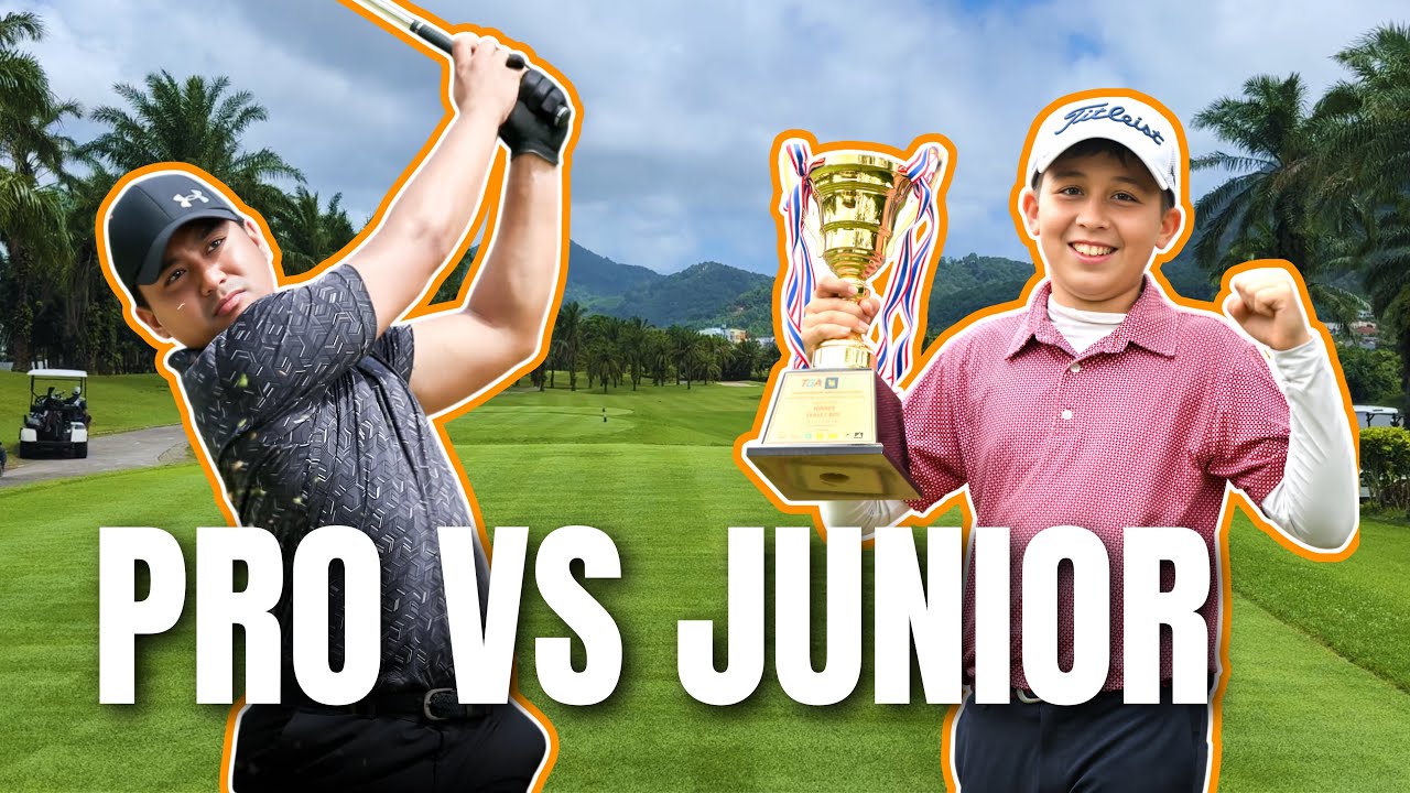 Kid Golfer vs Pro - Who is better?