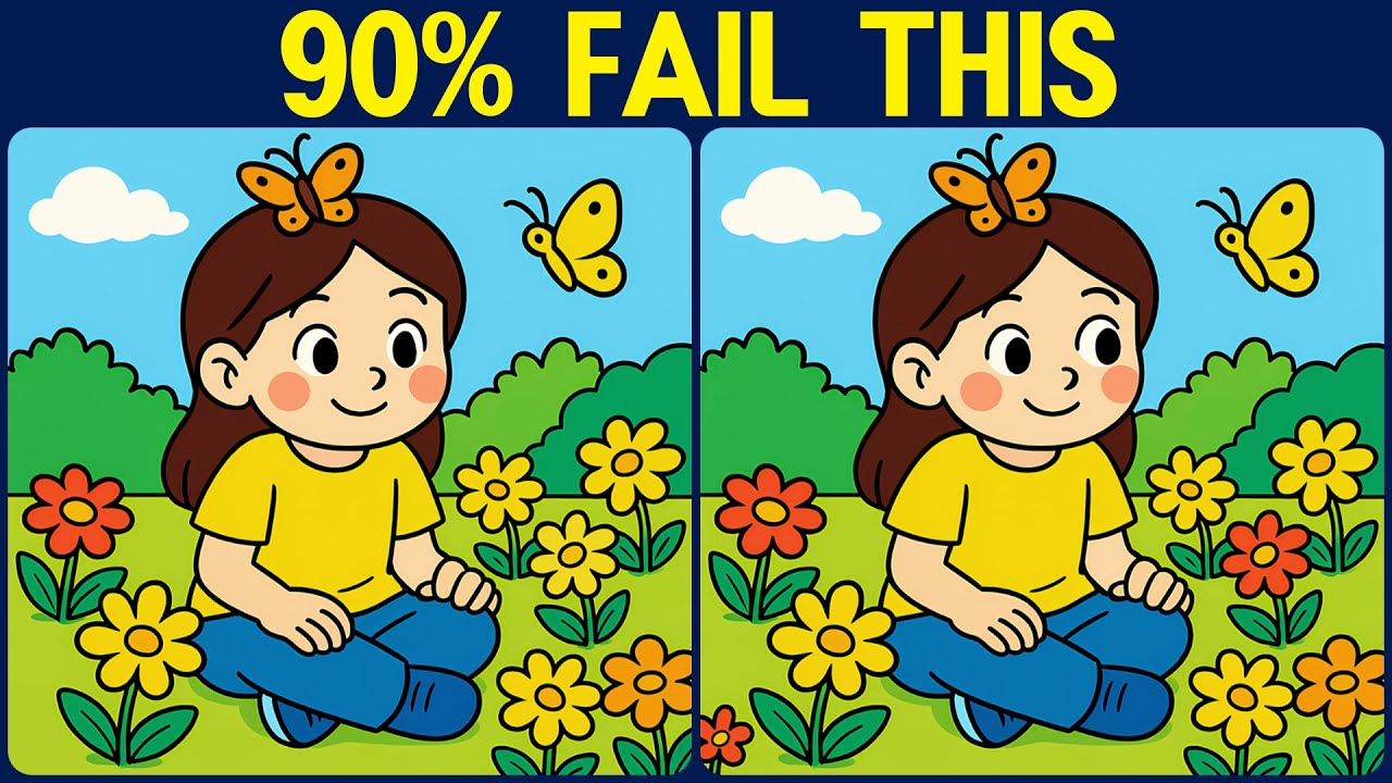 [Spot the Difference Brain Training] Can you spot what so many people are missing?