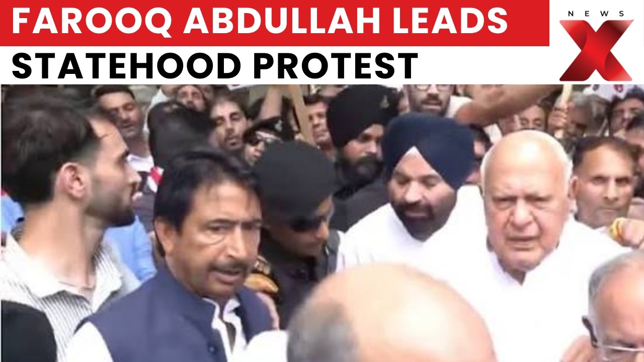 Jammu & Kashmir Statehood: NC Leaders Protest In Parliament, Demand Full Statehood