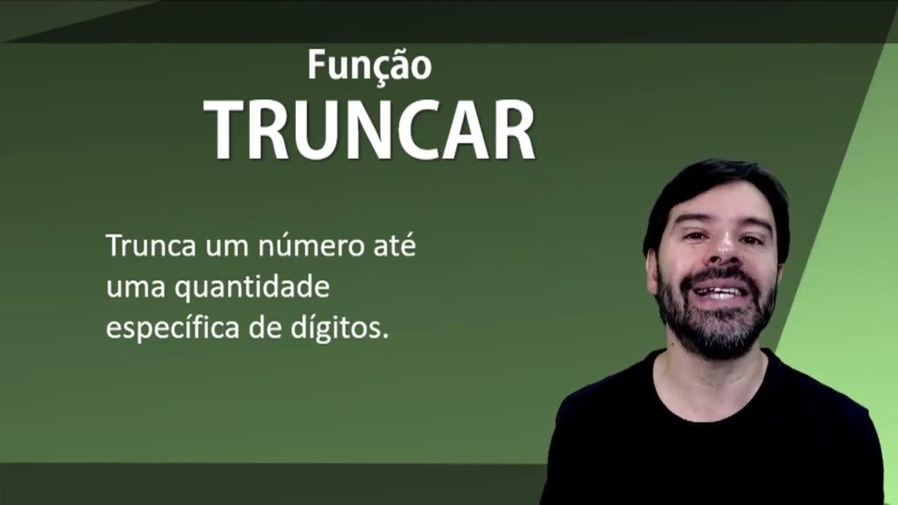 Função TRUNCAR no Excel