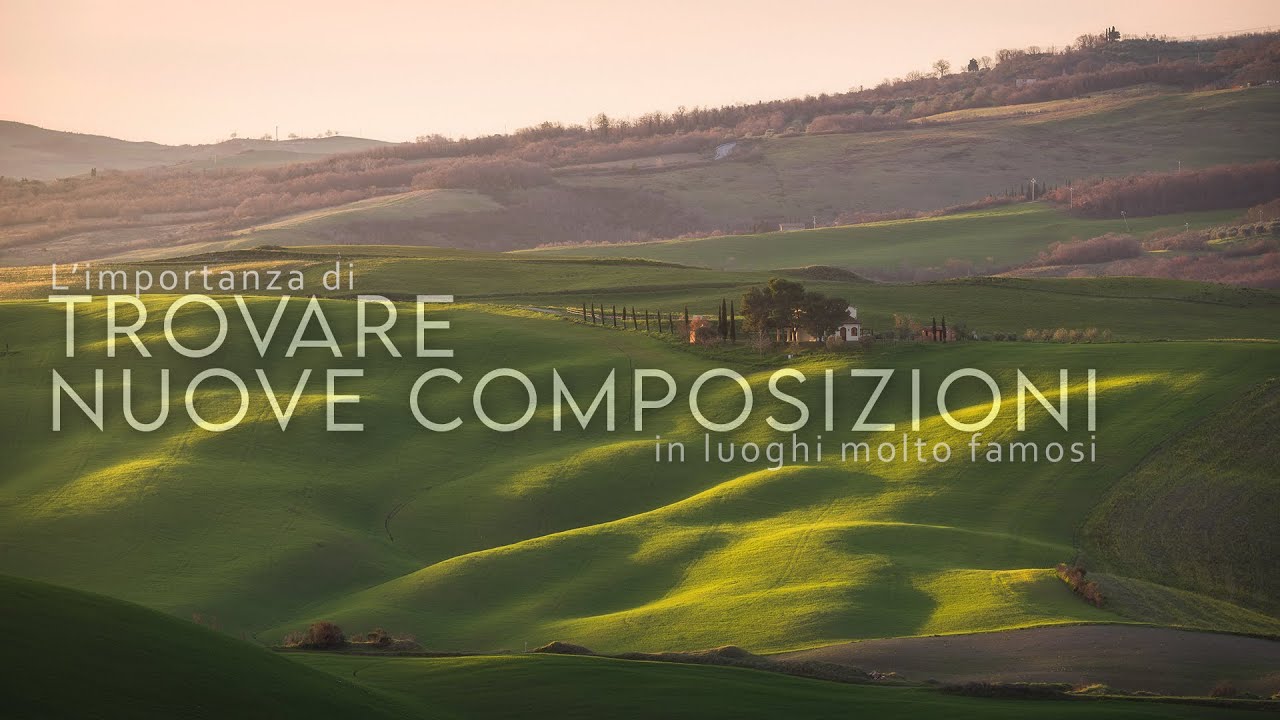 Trovare NUOVE COMPOSIZIONI in luoghi FAMOSI: perché è IMPORTANTE! Vlog fotografia Val d'Orcia
