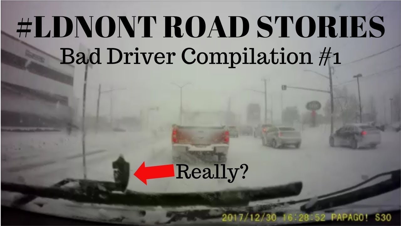 Bad Driver Compilation #1 | London, Ontario