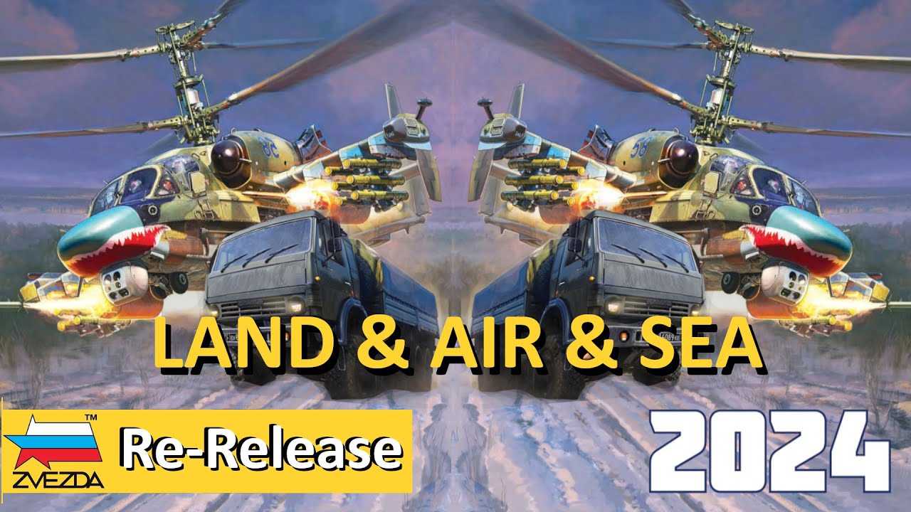 Zvezda Re-Release 2024 - Flugzeuge, Hubschrauber, Fahrzeuge, Schiffe Militär und Zivil! - Teil 3