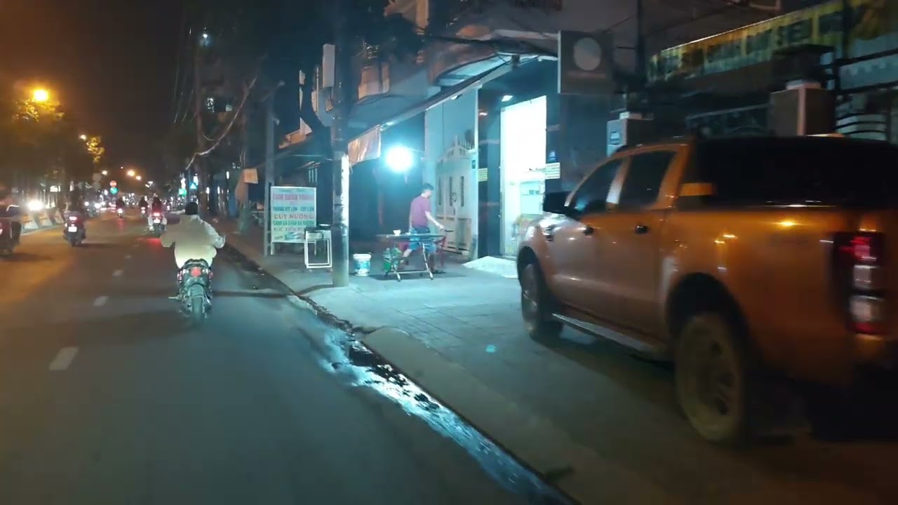 Đường Lê Hồng Phong - Nguyễn Đức Cảnh Nhà Trang về đêm