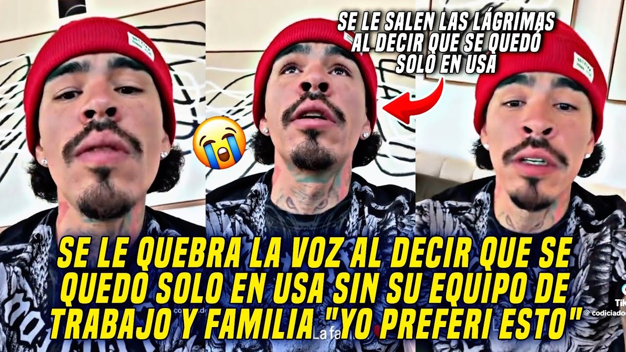 ERICK DE CODICIADO ROMPE EL SILENCIO Y SE LE QUEBRA LA VOZ AL HABLAR DE LO QUE HA ESTADO PASANDO.