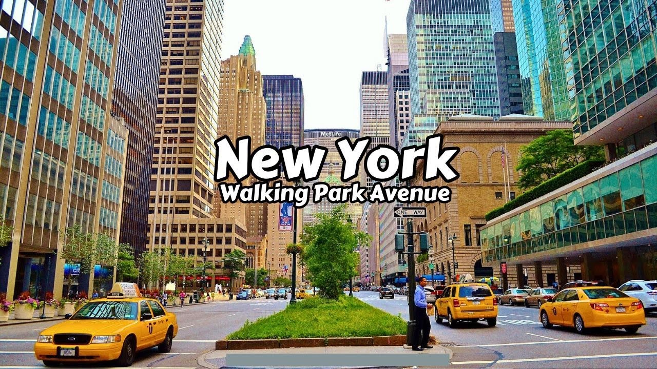 Walking NYC Park Avenue - New York 4k Walkthrough