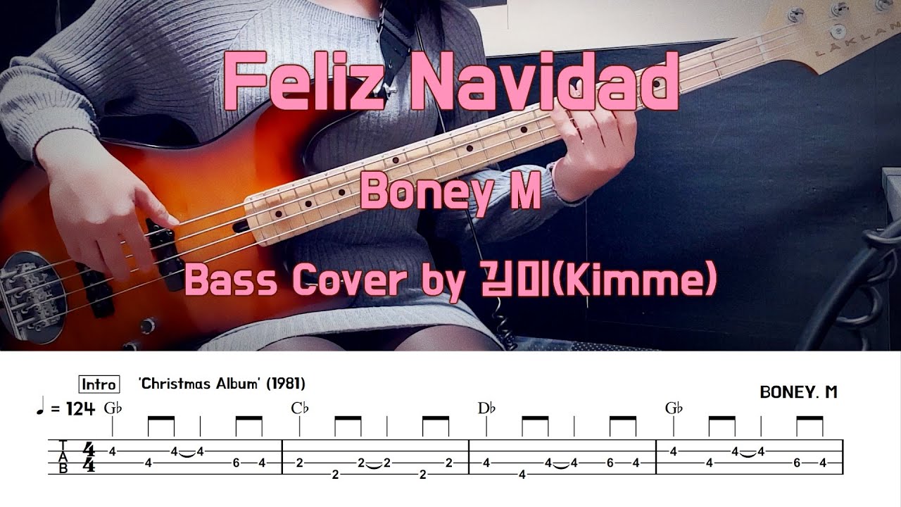 Feliz Navidad_Boney M_Bass Cover